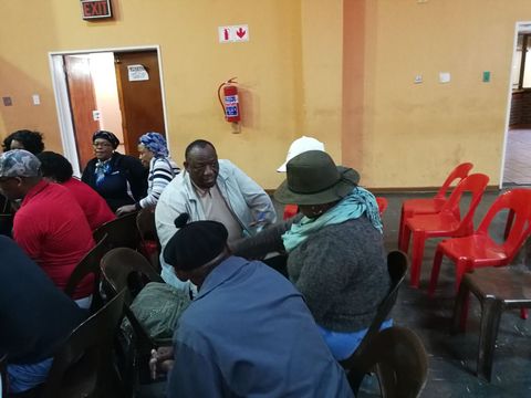 Members in discussion
