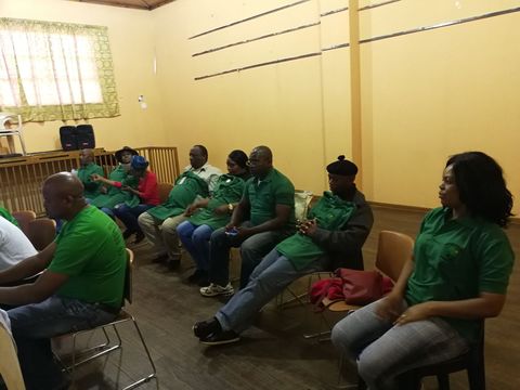Members at the meeting